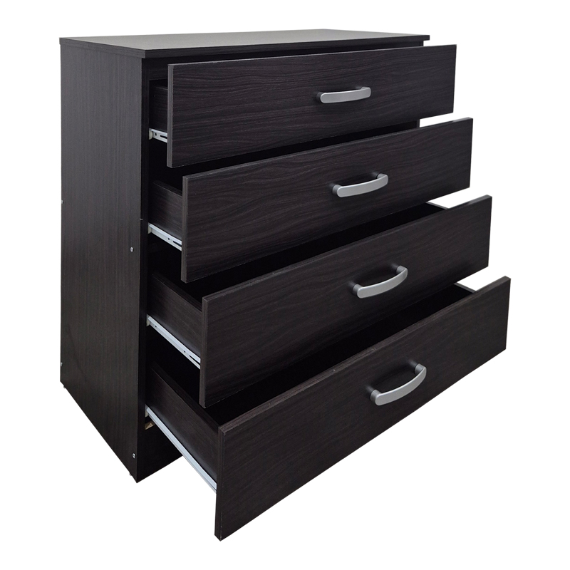 Συρταριέρα Athos pakoworld σε wenge απόχρωση 80x40x79εκ